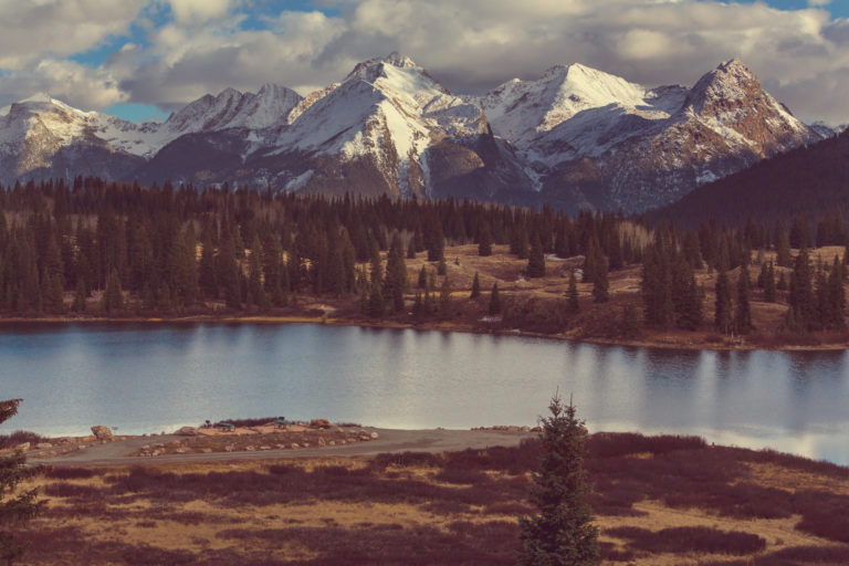 Mountain Landscape in Colorado Rocky Mountains, Colorado, United States.