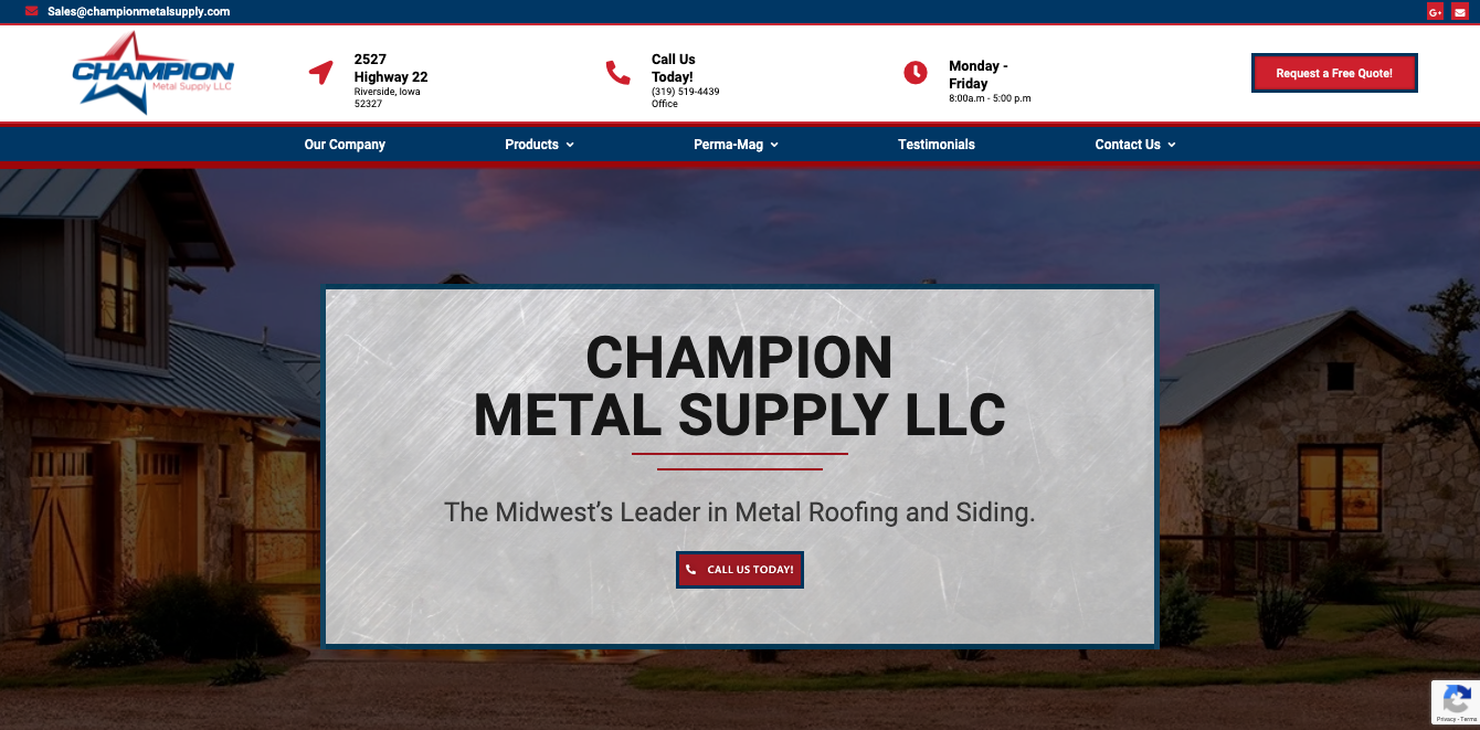Champion Metal Supply 15 Champion Metal Supply 15