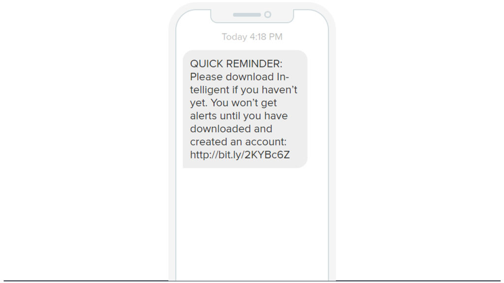 HOW IN-TELLIGENT USES TEXTS TO DRIVE APP DOWNLOADS AND KEEP PEOPLE SAFER HOW IN-TELLIGENT USES TEXTS TO DRIVE APP DOWNLOADS AND KEEP PEOPLE SAFER